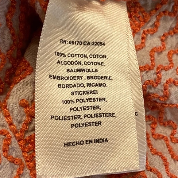 Holding Horses embroidery button down shirt -Size 6 - Picture 7 of 8